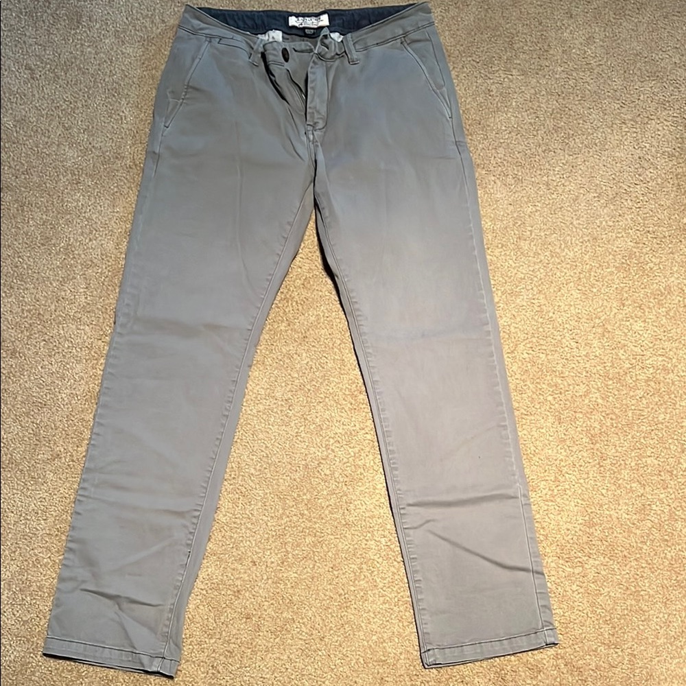 Men's Gray Casual Pants
